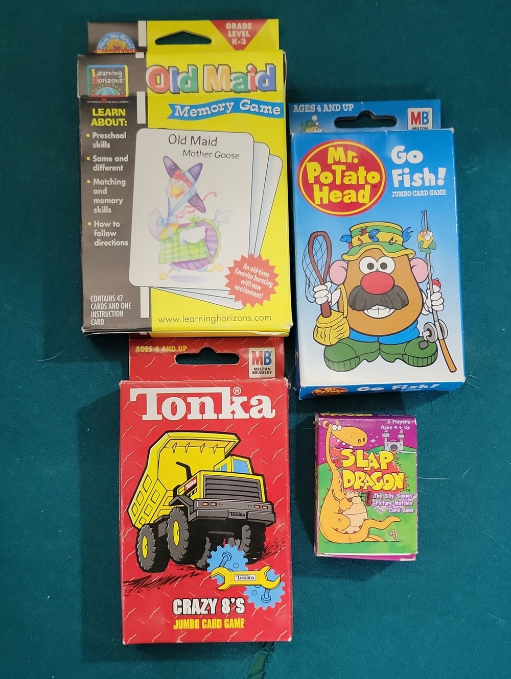 4 Pack Of Kid Card Games